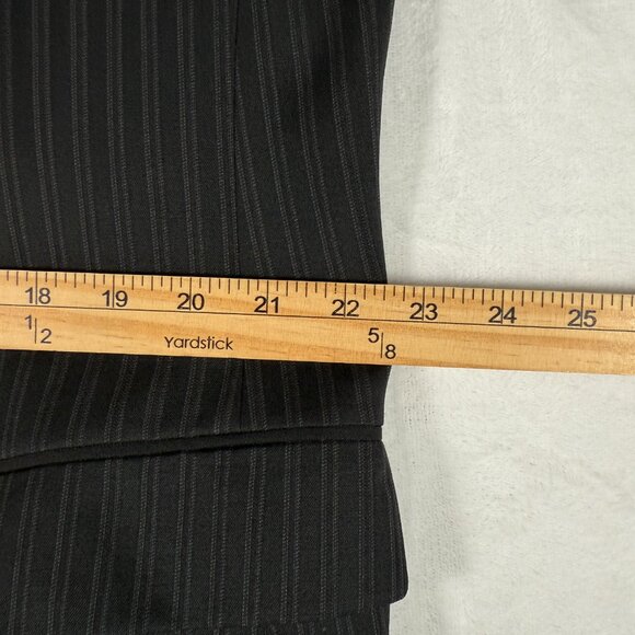 Hugo Boss Blazer Men Size 44R Gray Striped Colombo Pasolini Movie US 100% Wool - Picture 8 of 14